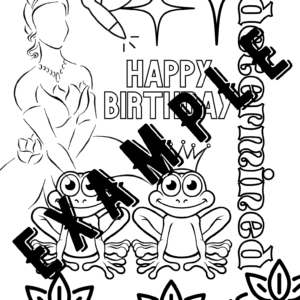 Frog Princess Happy Birthday