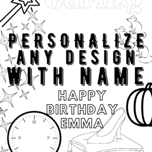 Personalized Coloring Page