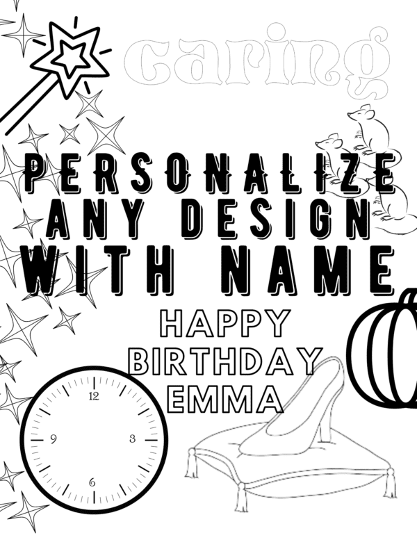 Personalized Coloring Page